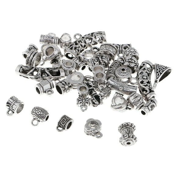 Wholesale 40/80Pcs Tibetan Silver（Lead-Free） Connectors  11x6mm 